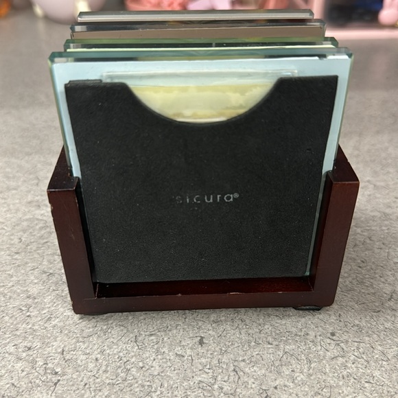 Sicura Glass Picture Frame Drink Coaster - Picture 6 of 7